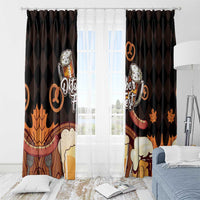 Oktoberfest German Beer Festival Celebration Window Curtain - Wonder Print Shop