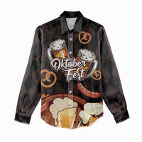 Oktoberfest German Beer Festival Celebration Women Casual Shirt - Wonder Print Shop