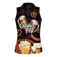 Oktoberfest German Beer Festival Celebration Women Sleeveless Polo Shirt - Wonder Print Shop