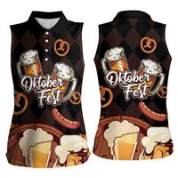 Oktoberfest German Beer Festival Celebration Women Sleeveless Polo Shirt - Wonder Print Shop