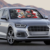 Trinbago Cricket Knight Riders Champion Auto Sun Shade - Wonder Print Shop