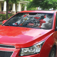 Trinbago Cricket Knight Riders Champion Auto Sun Shade - Wonder Print Shop