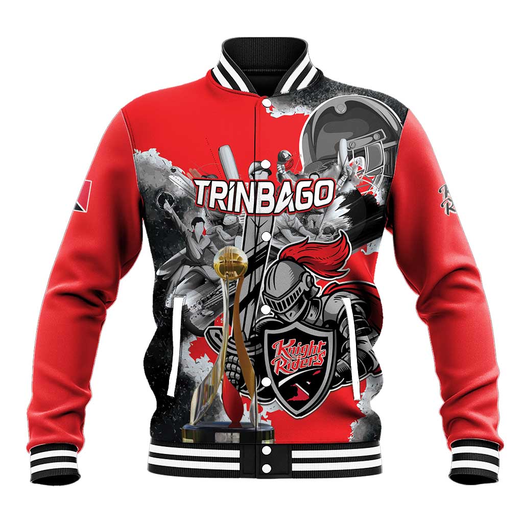 Personalized Trinbago Cricket Knight Riders Champion Baseball Jacket - Wonder Print Shop