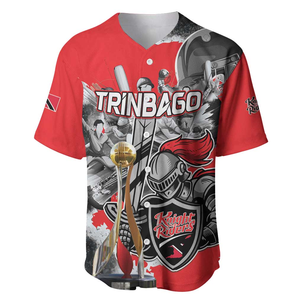 Personalized Trinbago Cricket Knight Riders Champion Baseball Jersey - Wonder Print Shop
