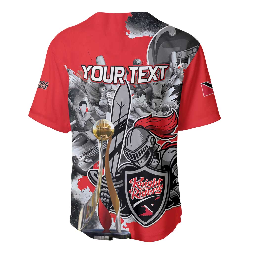 Personalized Trinbago Cricket Knight Riders Champion Baseball Jersey - Wonder Print Shop