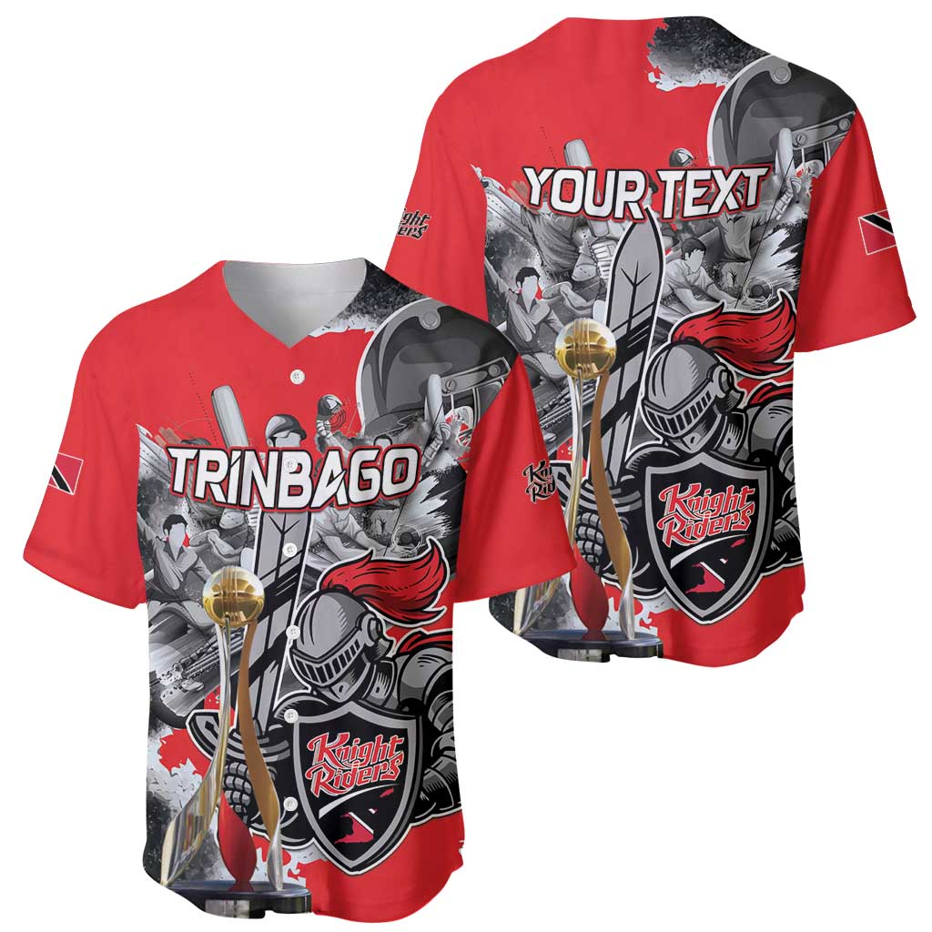 Personalized Trinbago Cricket Knight Riders Champion Baseball Jersey - Wonder Print Shop