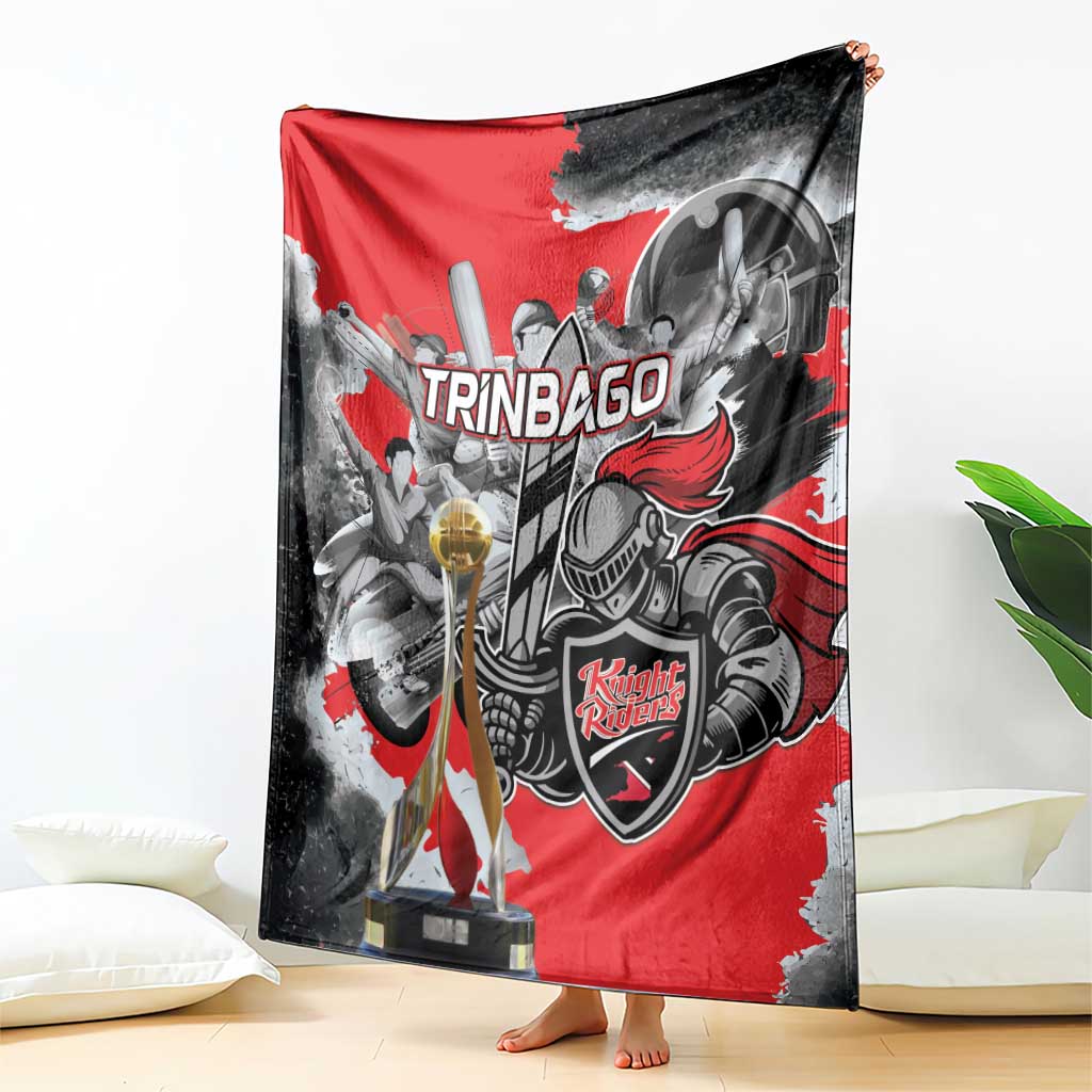Trinbago Cricket Knight Riders Champion Blanket - Wonder Print Shop