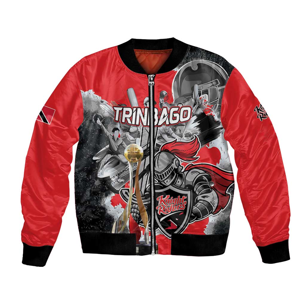 Personalized Trinbago Cricket Knight Riders Champion Bomber Jacket - Wonder Print Shop
