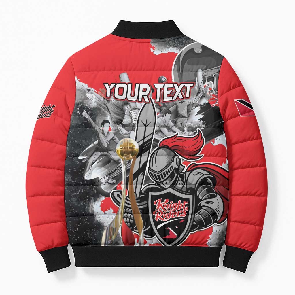 Personalized Trinbago Cricket Knight Riders Champion Bomber Puffer Jacket - Wonder Print Shop