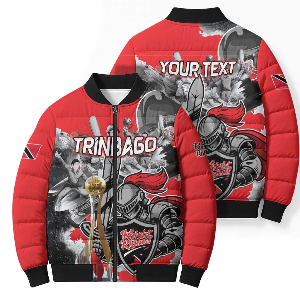 Personalized Trinbago Cricket Knight Riders Champion Bomber Puffer Jacket - Wonder Print Shop