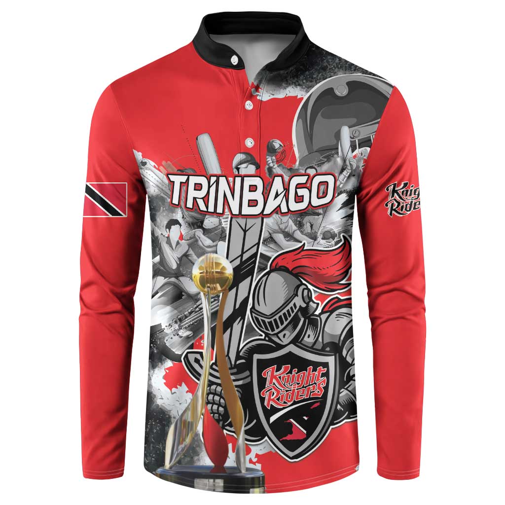 Personalized Trinbago Cricket Knight Riders Champion Button Sweatshirt - Wonder Print Shop