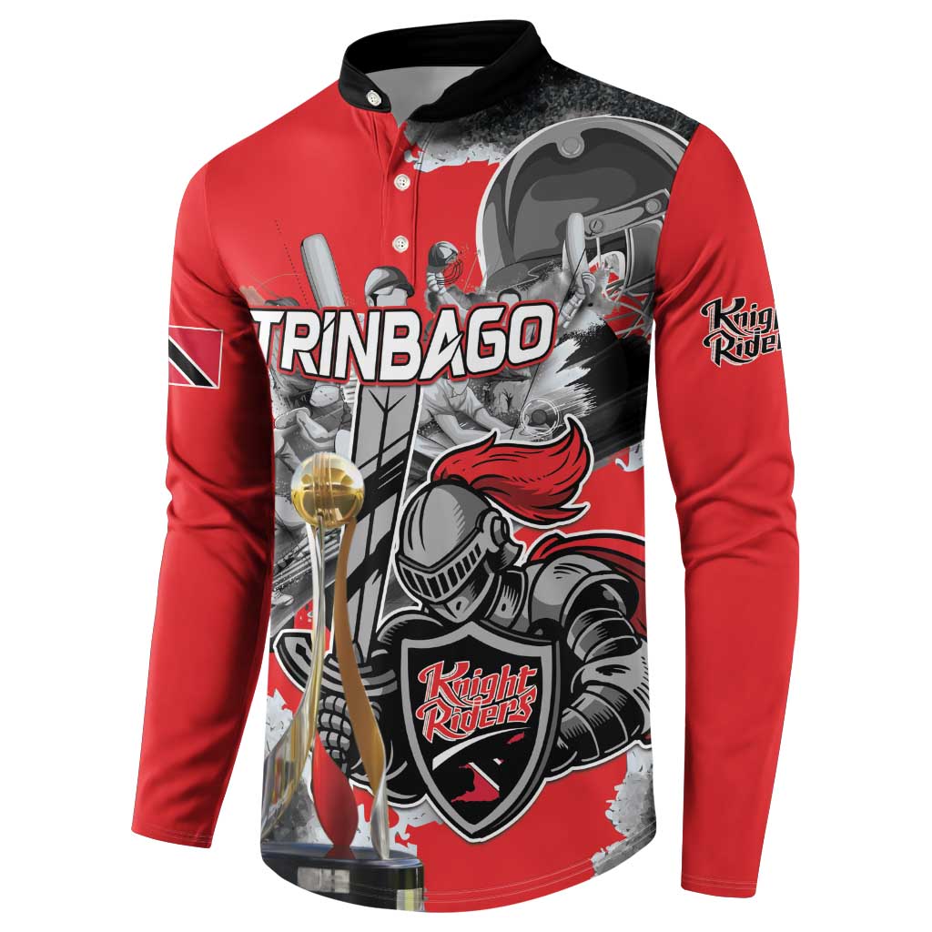 Personalized Trinbago Cricket Knight Riders Champion Button Sweatshirt - Wonder Print Shop