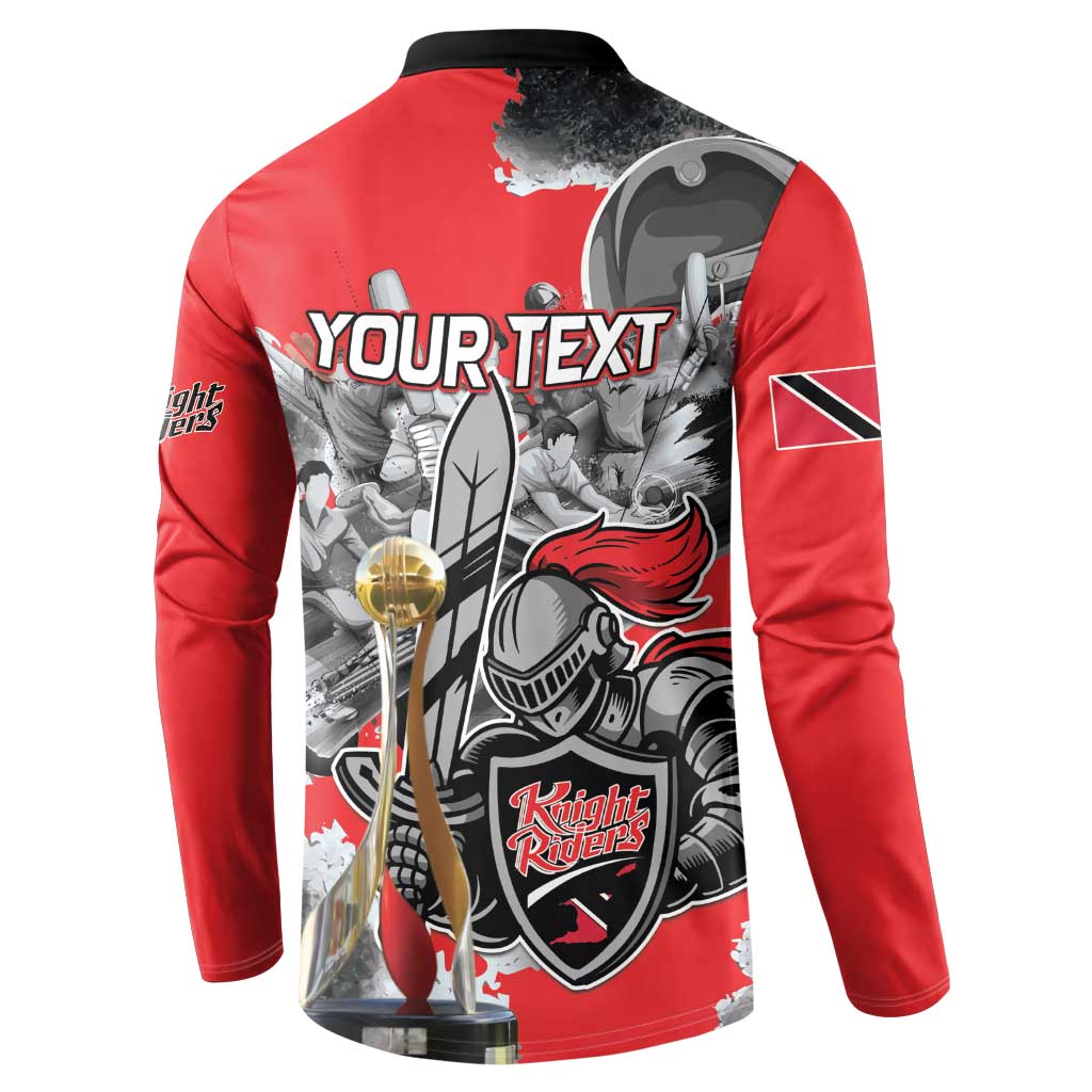 Personalized Trinbago Cricket Knight Riders Champion Button Sweatshirt - Wonder Print Shop