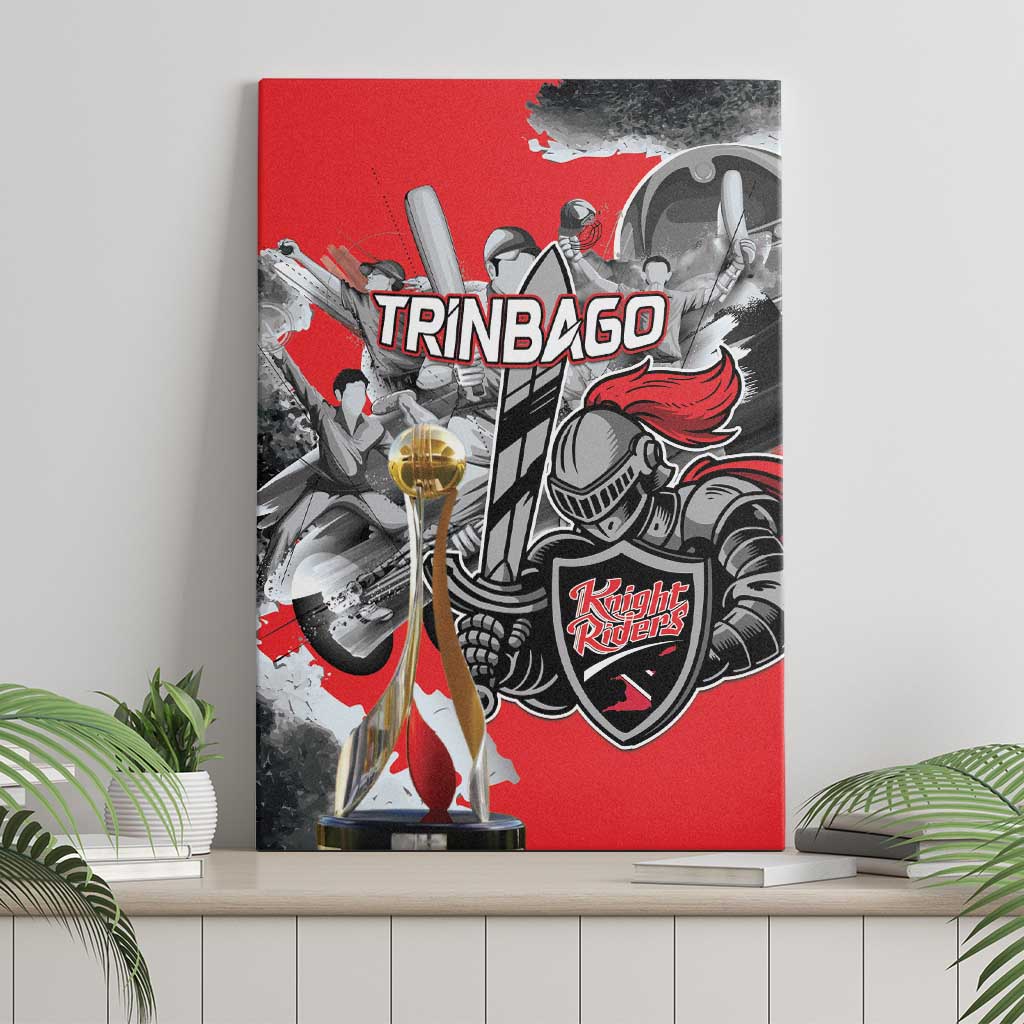 Trinbago Cricket Knight Riders Champion Canvas Wall Art - Wonder Print Shop