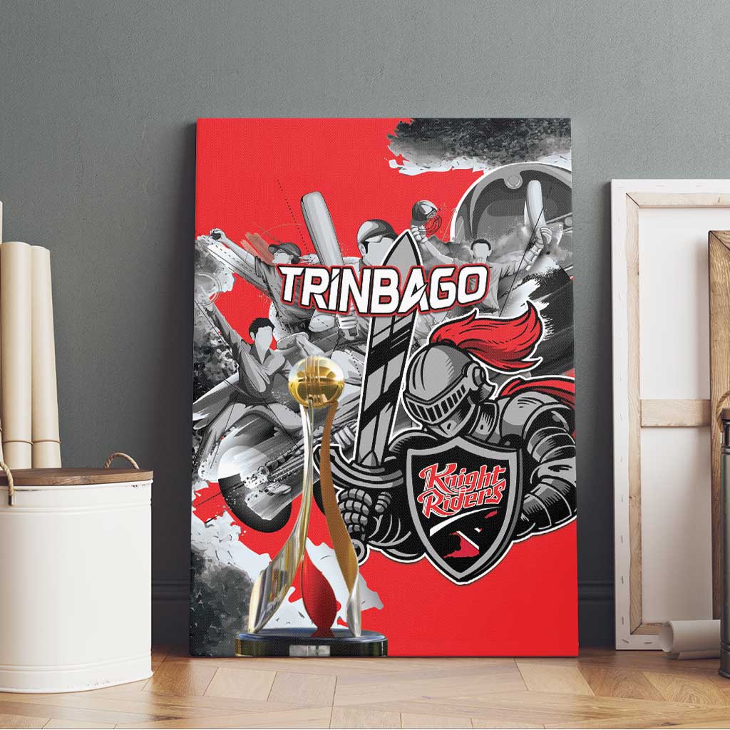 Trinbago Cricket Knight Riders Champion Canvas Wall Art - Wonder Print Shop