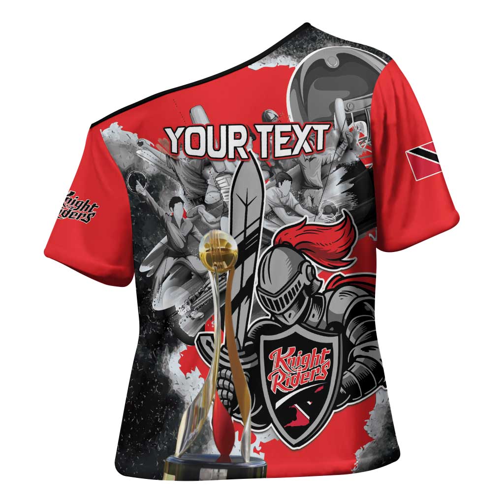Personalized Trinbago Cricket Knight Riders Champion Cross Shoulder Shirt - Wonder Print Shop