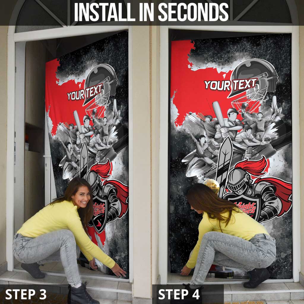 Trinbago Cricket Knight Riders Champion Door Cover - Wonder Print Shop