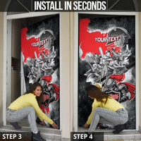 Trinbago Cricket Knight Riders Champion Door Cover - Wonder Print Shop