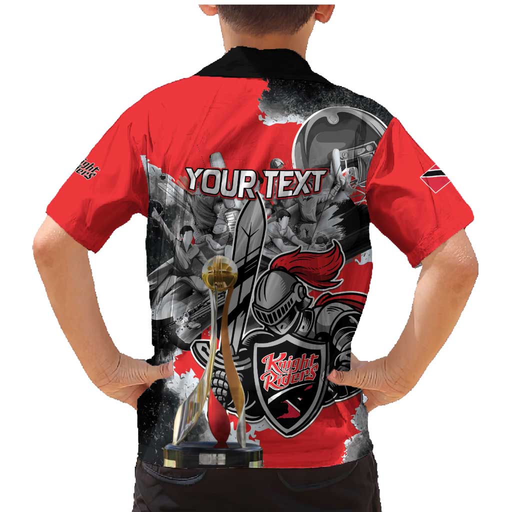 Personalized Trinbago Cricket Knight Riders Champion Family Matching Mermaid Dress and Hawaiian Shirt - Wonder Print Shop