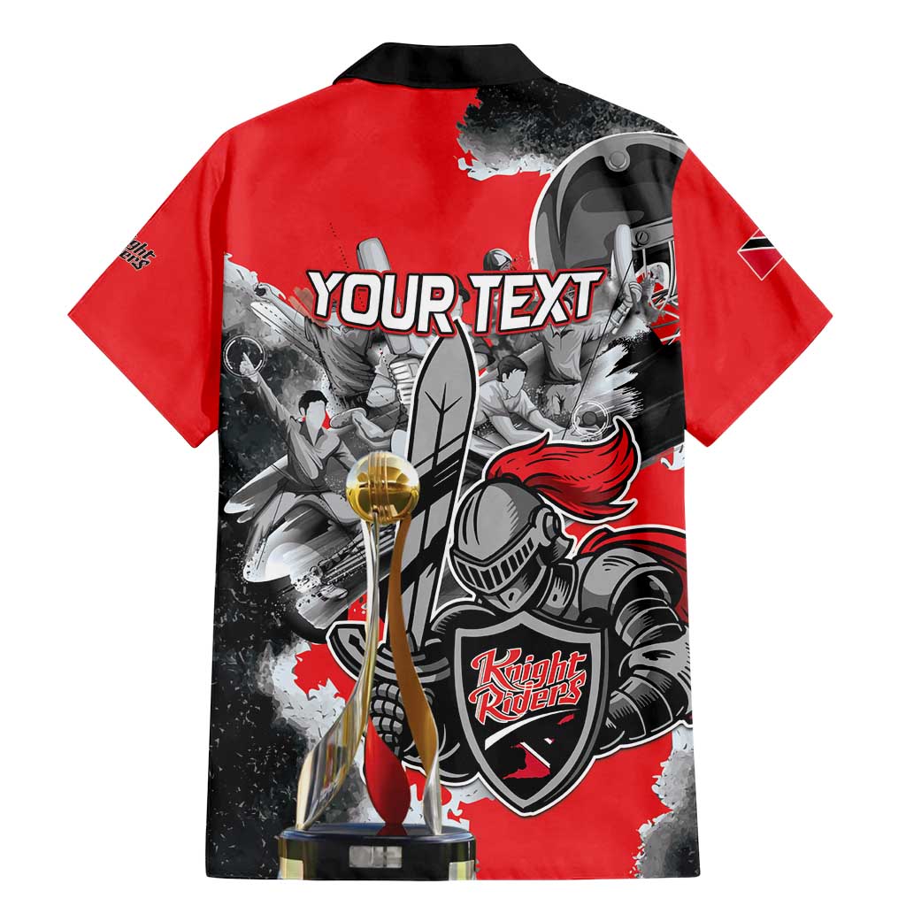 Personalized Trinbago Cricket Knight Riders Champion Family Matching Mermaid Dress and Hawaiian Shirt - Wonder Print Shop