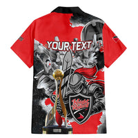 Personalized Trinbago Cricket Knight Riders Champion Family Matching Mermaid Dress and Hawaiian Shirt - Wonder Print Shop