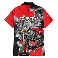 Personalized Trinbago Cricket Knight Riders Champion Family Matching Off Shoulder Maxi Dress and Hawaiian Shirt - Wonder Print Shop