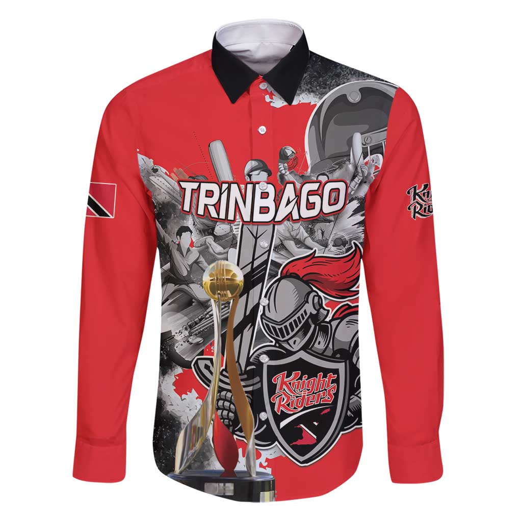 Personalized Trinbago Cricket Knight Riders Champion Family Matching Puletasi and Hawaiian Shirt - Wonder Print Shop