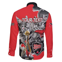 Personalized Trinbago Cricket Knight Riders Champion Family Matching Puletasi and Hawaiian Shirt - Wonder Print Shop