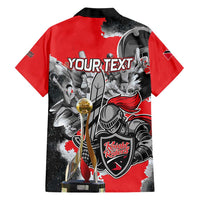 Personalized Trinbago Cricket Knight Riders Champion Family Matching Short Sleeve Bodycon Dress and Hawaiian Shirt - Wonder Print Shop