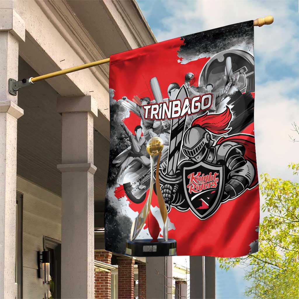 Trinbago Cricket Knight Riders Champion Garden Flag - Wonder Print Shop