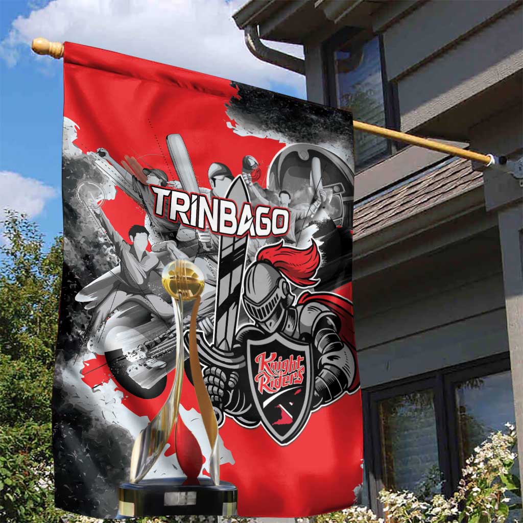 Trinbago Cricket Knight Riders Champion Garden Flag - Wonder Print Shop