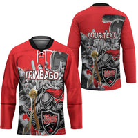 Personalized Trinbago Cricket Knight Riders Champion Hockey Jersey - Wonder Print Shop