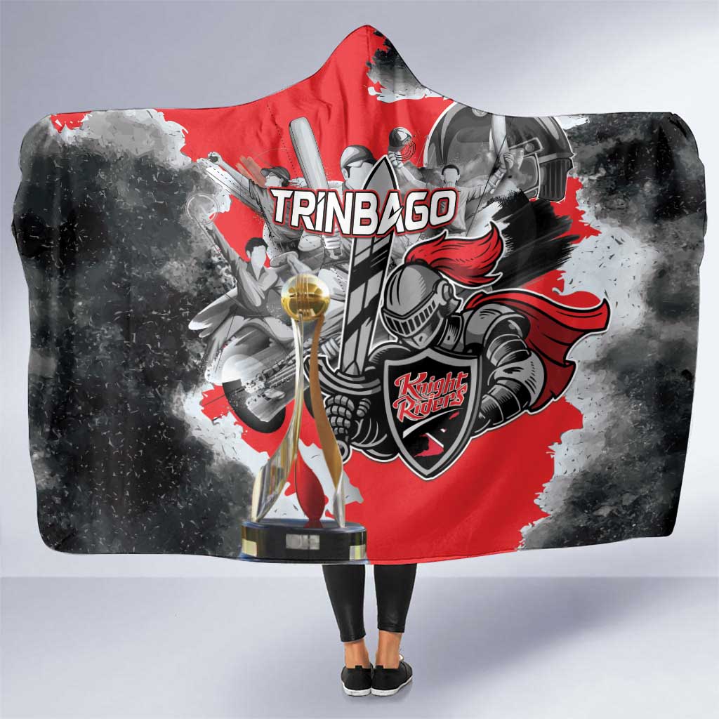 Trinbago Cricket Knight Riders Champion Hooded Blanket - Wonder Print Shop