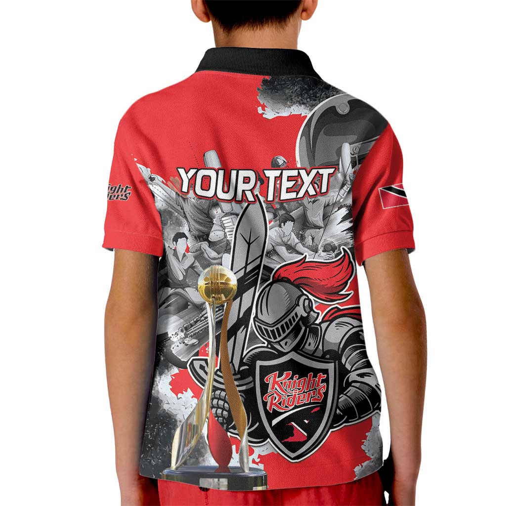 Personalized Trinbago Cricket Knight Riders Champion Kid Polo Shirt - Wonder Print Shop