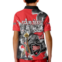 Personalized Trinbago Cricket Knight Riders Champion Kid Polo Shirt - Wonder Print Shop