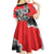 Personalized Trinbago Cricket Knight Riders Champion Kid Short Sleeve Dress - Wonder Print Shop