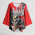 Personalized Trinbago Cricket Knight Riders Champion Kimono Sleeve Blouse - Wonder Print Shop
