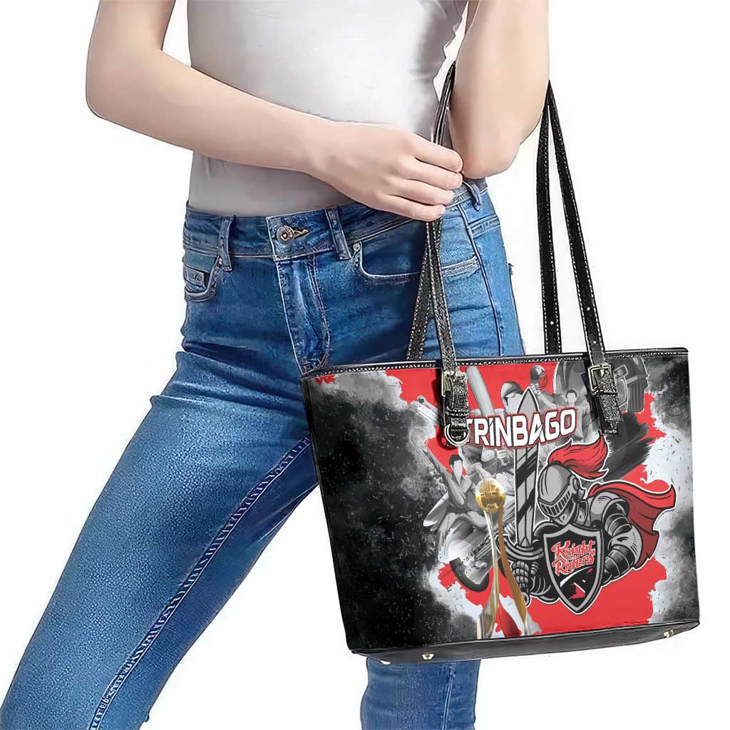 Trinbago Cricket Knight Riders Champion Leather Tote Bag - Wonder Print Shop