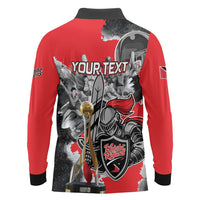 Personalized Trinbago Cricket Knight Riders Champion Long Sleeve Polo Shirt - Wonder Print Shop