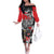 Personalized Trinbago Cricket Knight Riders Champion Off The Shoulder Long Sleeve Dress - Wonder Print Shop