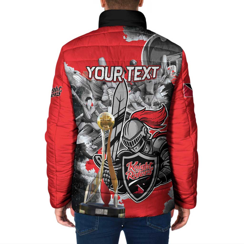 Personalized Trinbago Cricket Knight Riders Champion Padded Jacket - Wonder Print Shop