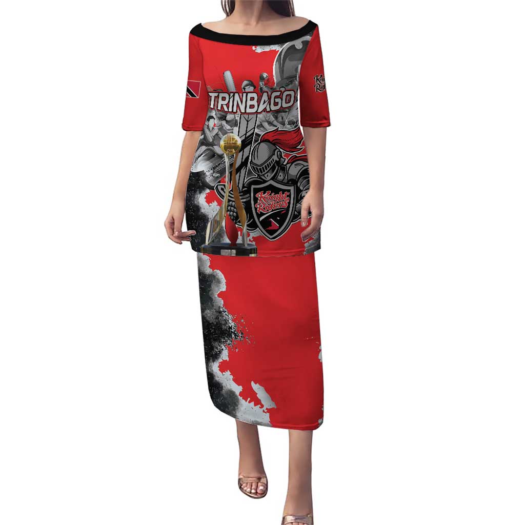 Personalized Trinbago Cricket Knight Riders Champion Puletasi - Wonder Print Shop