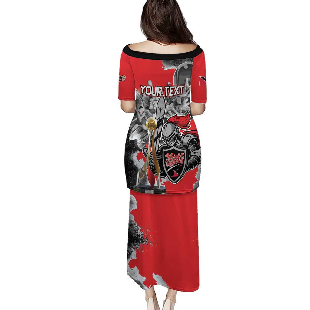 Personalized Trinbago Cricket Knight Riders Champion Puletasi - Wonder Print Shop