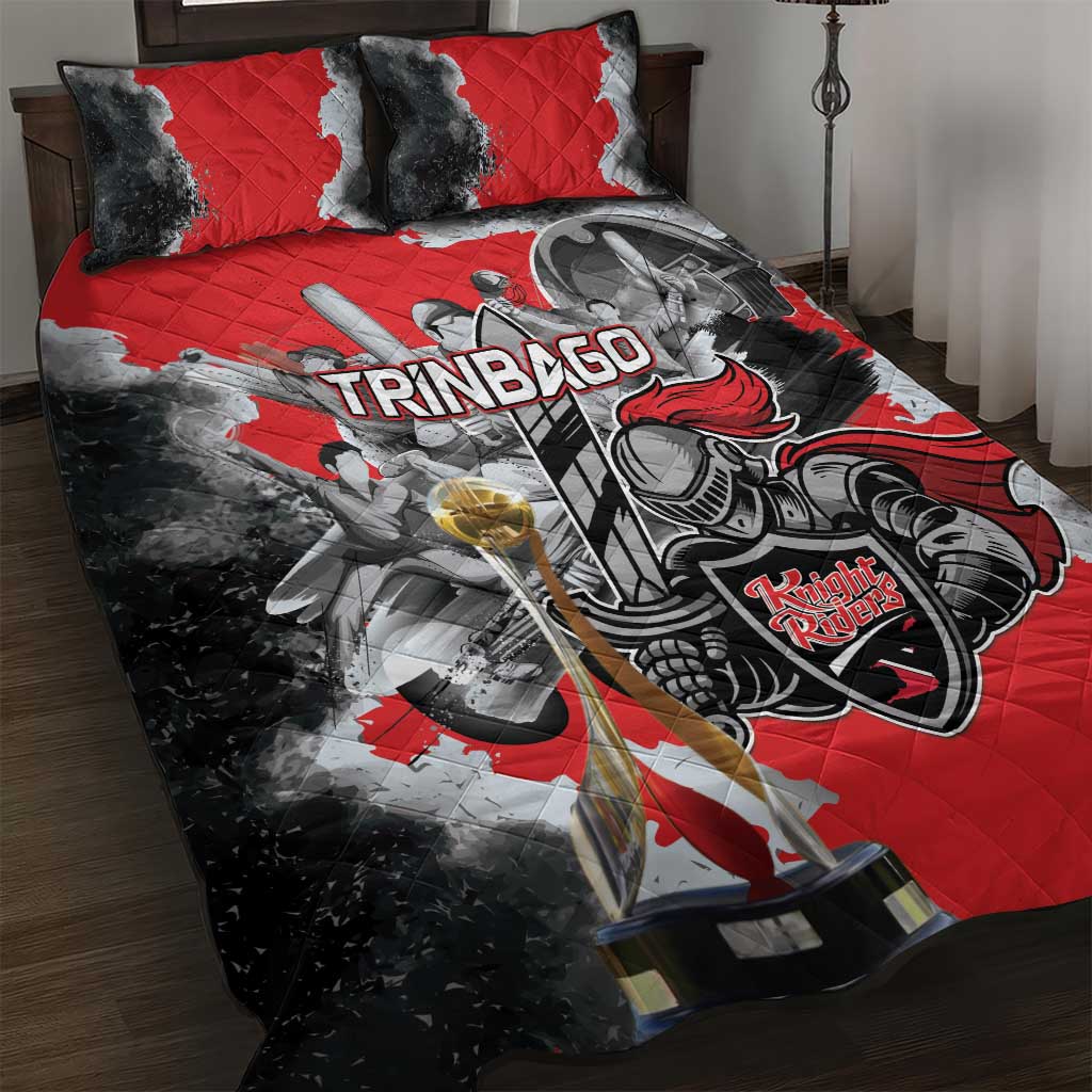 Trinbago Cricket Knight Riders Champion Quilt Bed Set - Wonder Print Shop