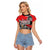 Personalized Trinbago Cricket Knight Riders Champion Raglan Cropped T Shirt - Wonder Print Shop