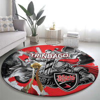 Trinbago Cricket Knight Riders Champion Round Carpet - Wonder Print Shop