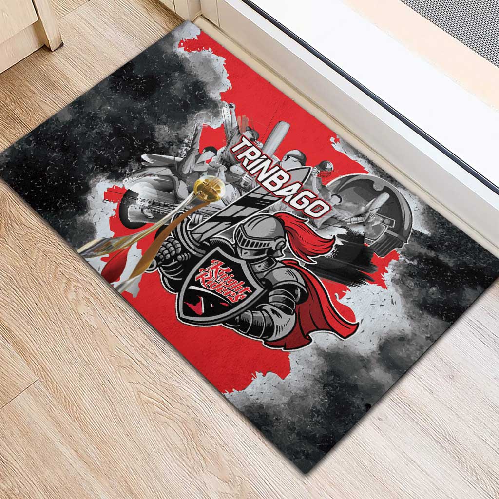 Trinbago Cricket Knight Riders Champion Rubber Doormat - Wonder Print Shop