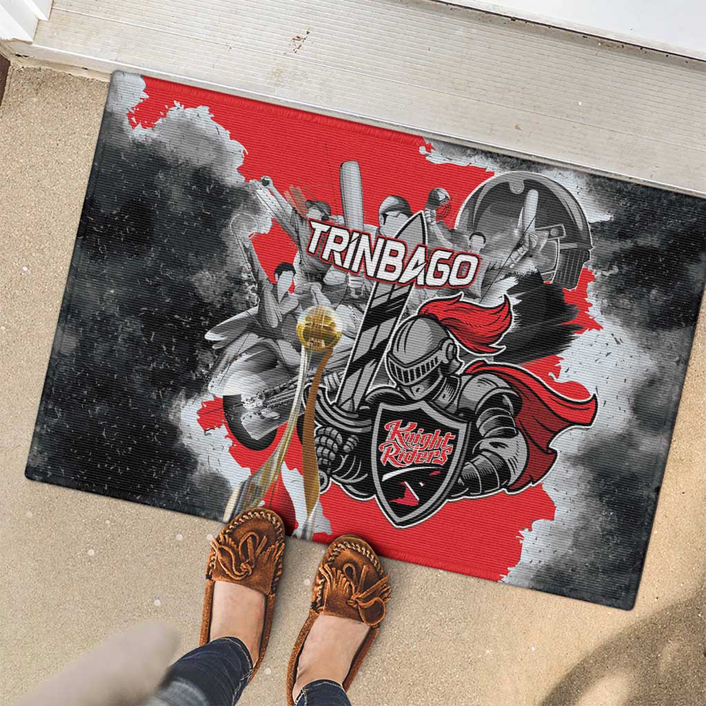 Trinbago Cricket Knight Riders Champion Rubber Doormat - Wonder Print Shop