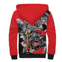 Personalized Trinbago Cricket Knight Riders Champion Sherpa Hoodie - Wonder Print Shop