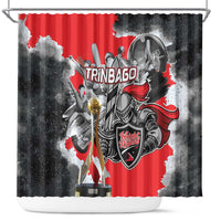 Trinbago Cricket Knight Riders Champion Shower Curtain - Wonder Print Shop